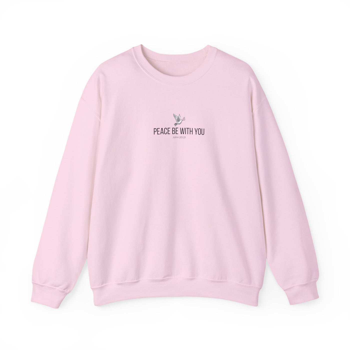 Unisex Peace Be With You  Cozy Crewneck Sweatshirt