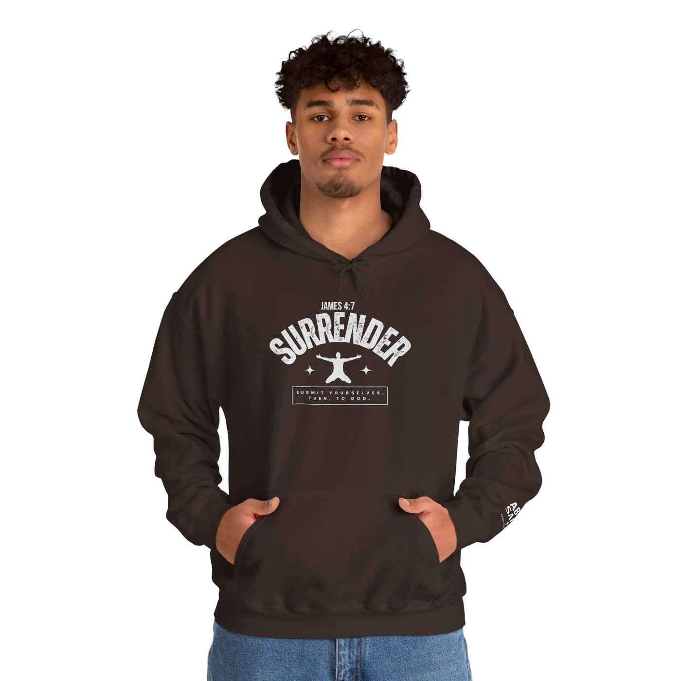 Inspirational Surrender Hoodie - Unisex Heavy Blend Sweatshirt
