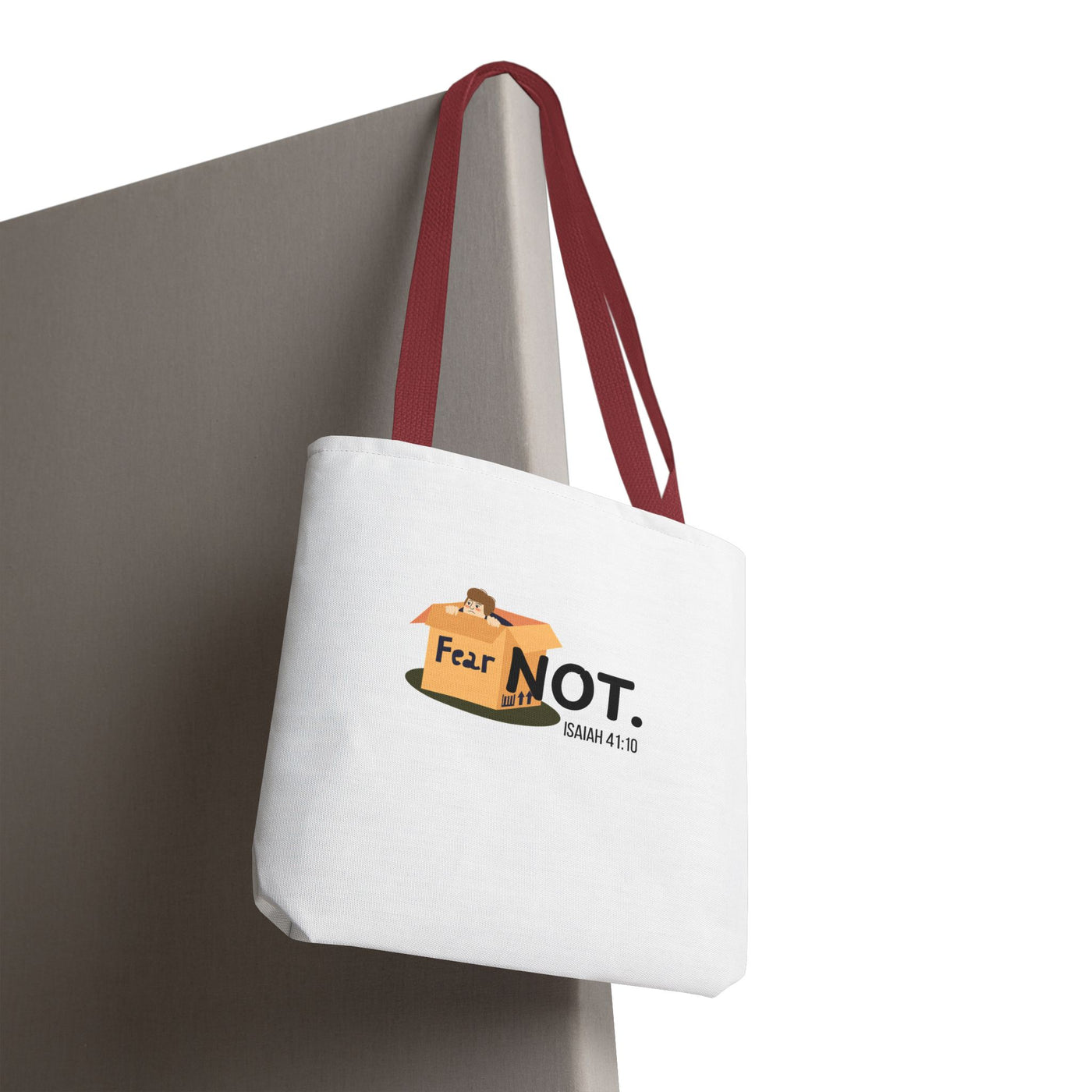 Fear Not Inspirational Tote Bag, Motivational Shopping Bag
