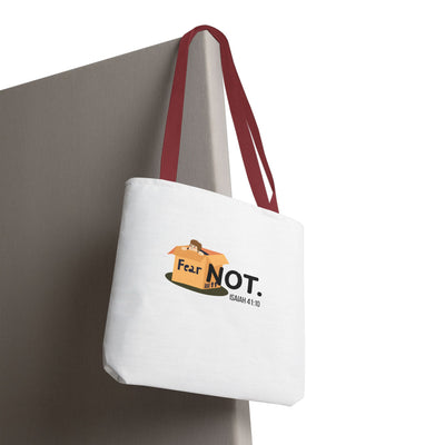 Fear Not Inspirational Tote Bag, Motivational Shopping Bag