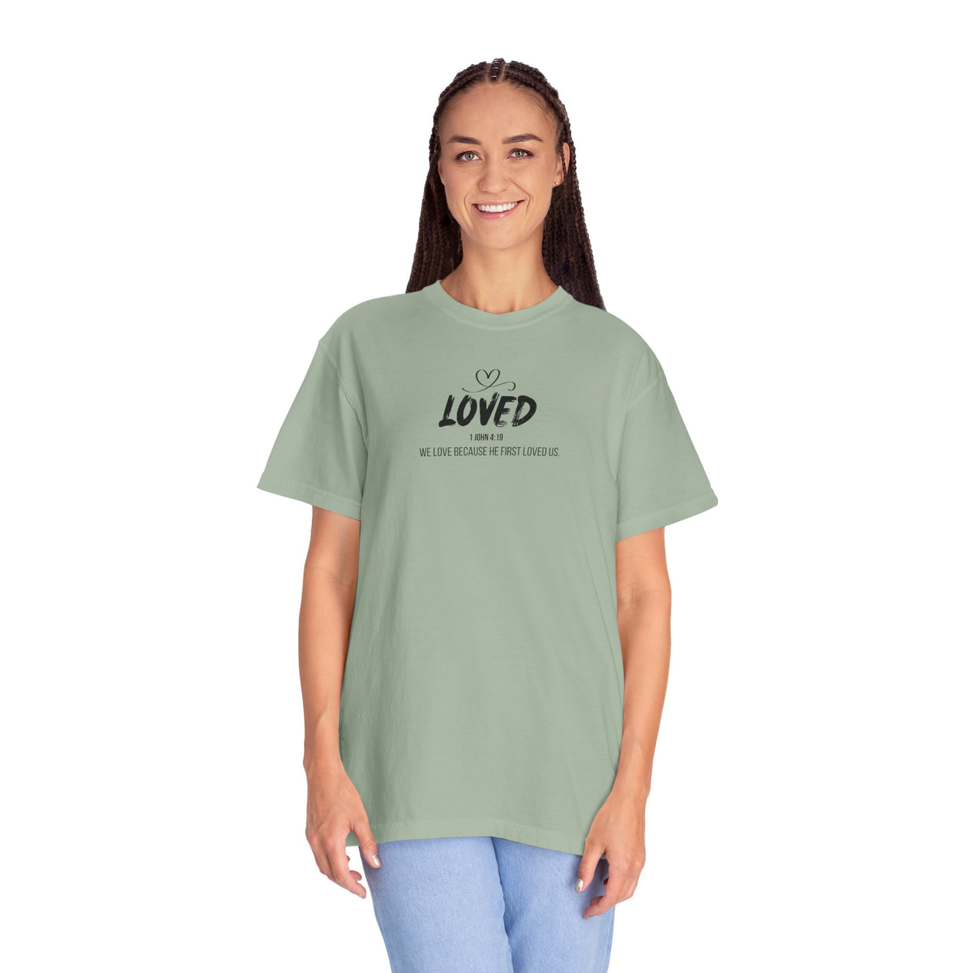 Loved Motivational  Tee for Comfort