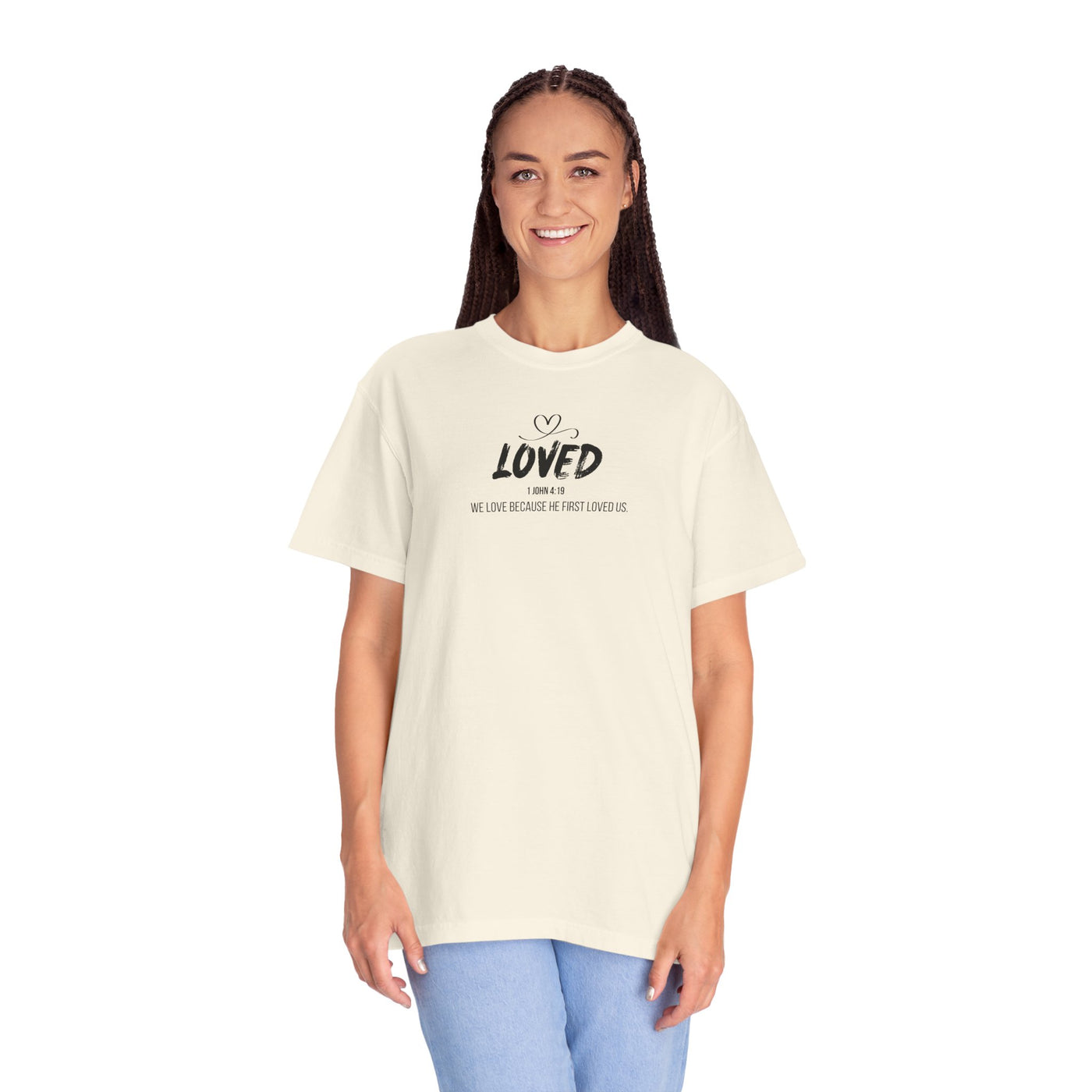 Loved Motivational  Tee for Comfort