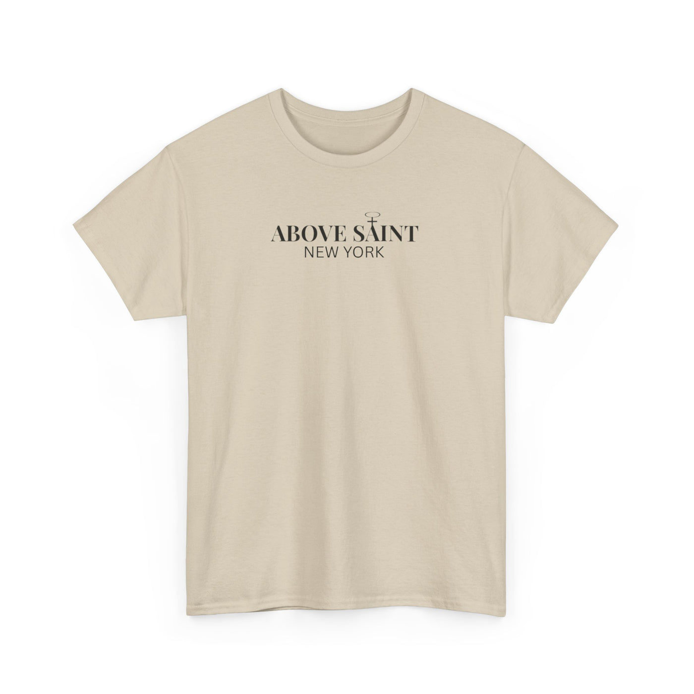 Above Saint New York Signature Logo Tee | Minimalist Christian Streetwear
