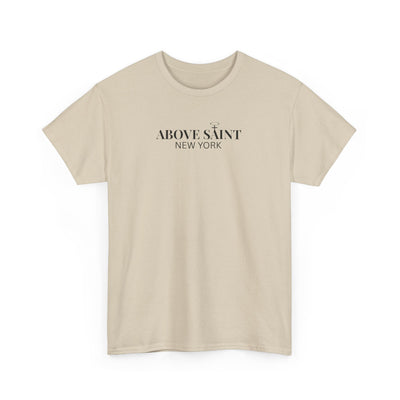 Above Saint New York Signature Logo Tee | Minimalist Christian Streetwear