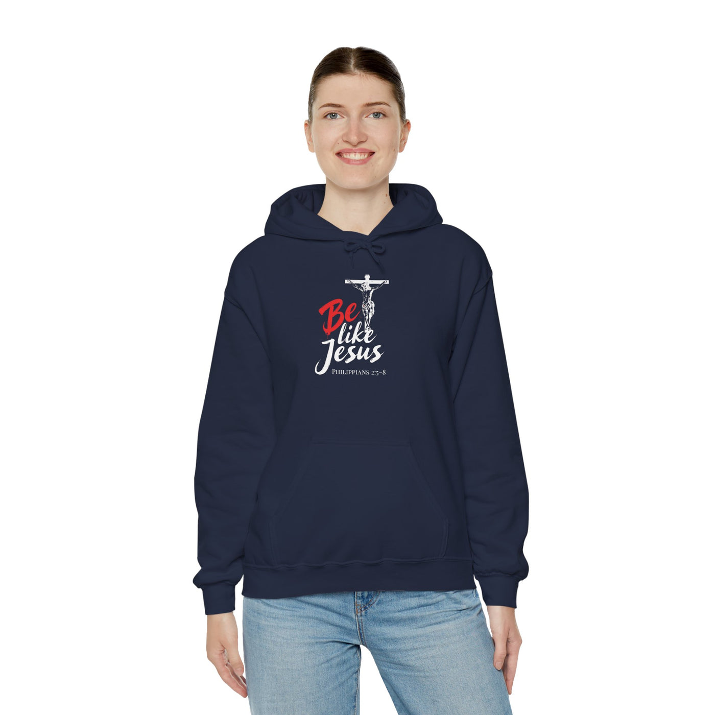 Faith-Inspired Hooded Sweatshirt - Be Like Jesus, Inspirational Apparel, Religious Hoodie