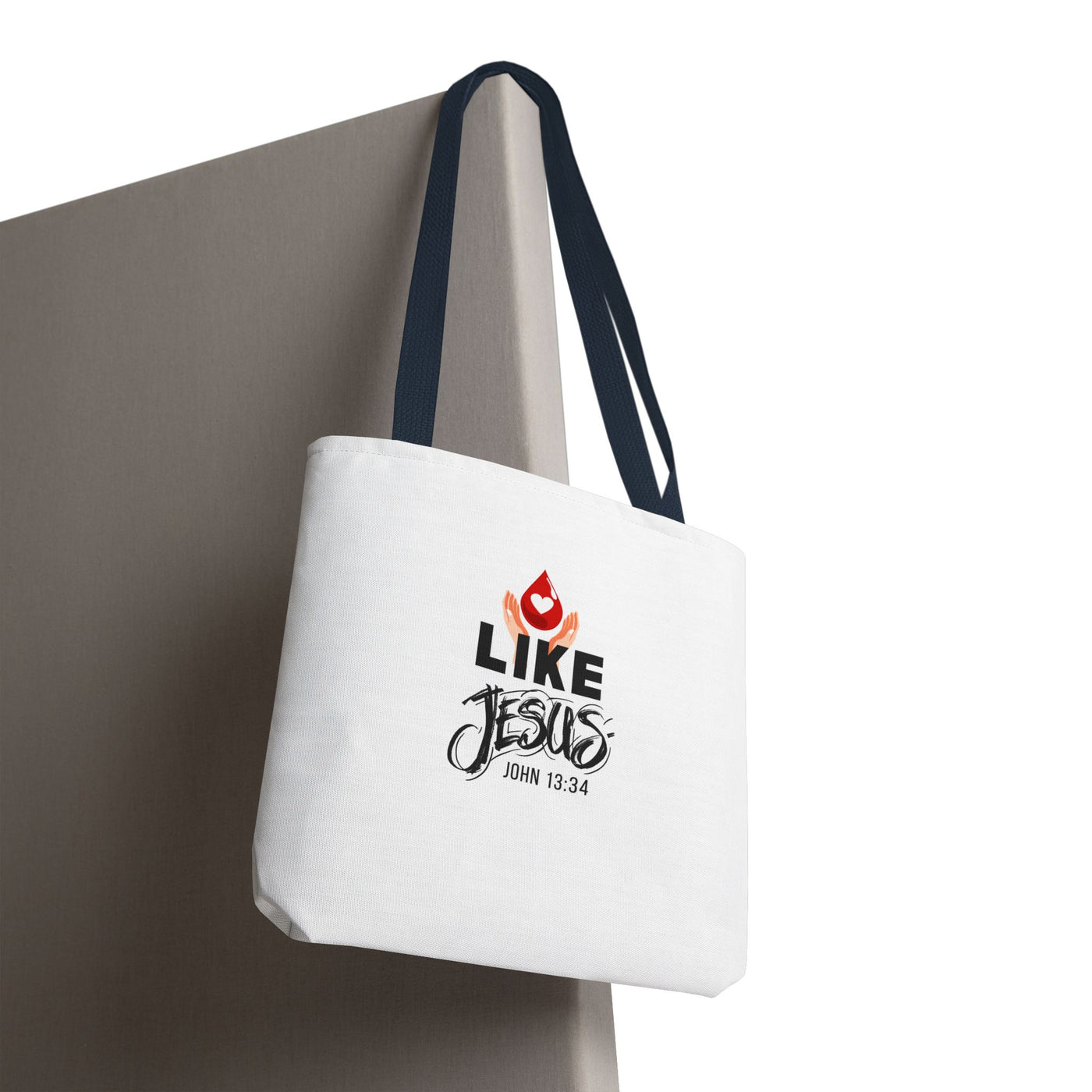 Inspirational Tote Bag - Love Like Jesus, Christian Gift, Bible Verse Bag, Everyday Use