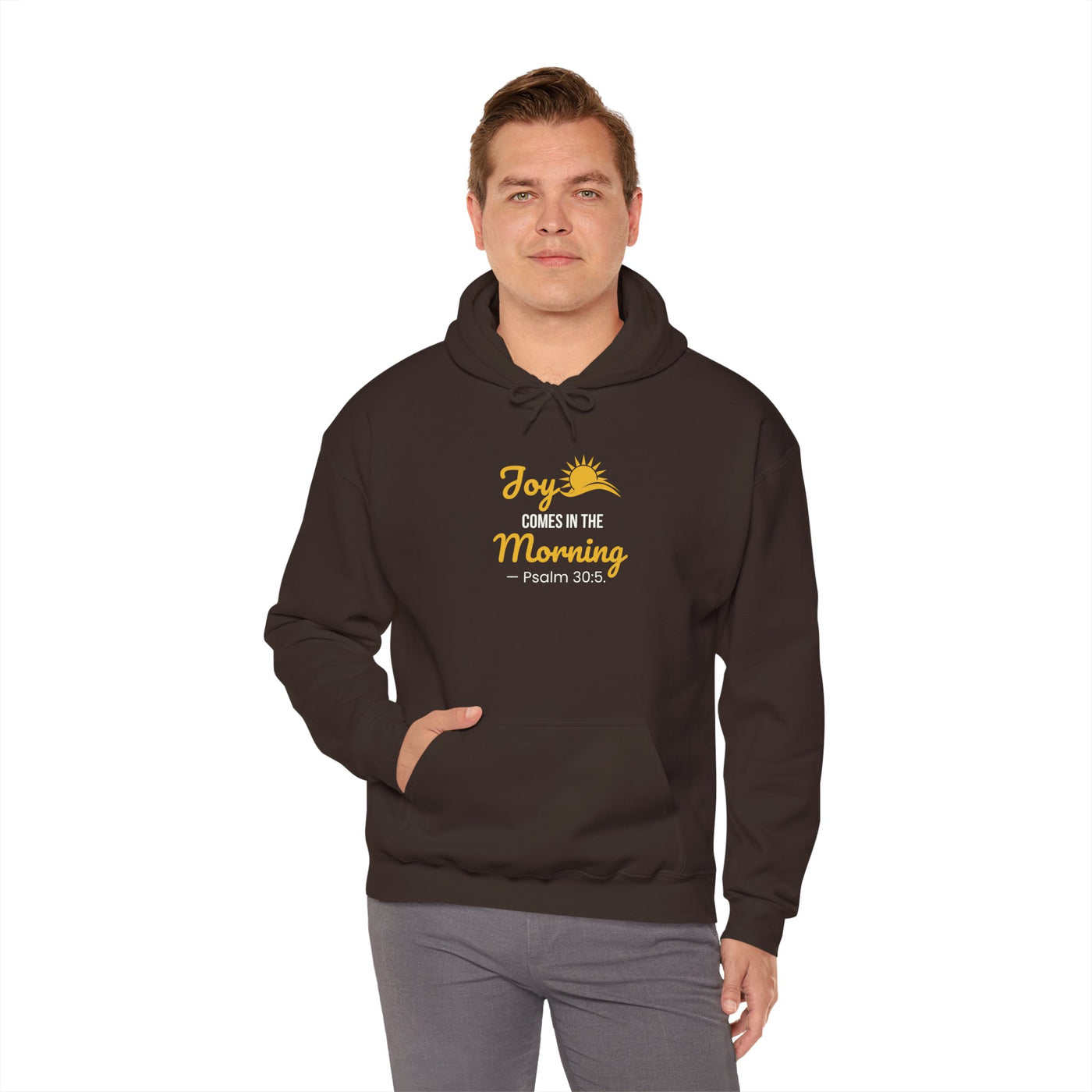 Joy Comes in the Morning Hoodie, Inspirational  Sweatshirt