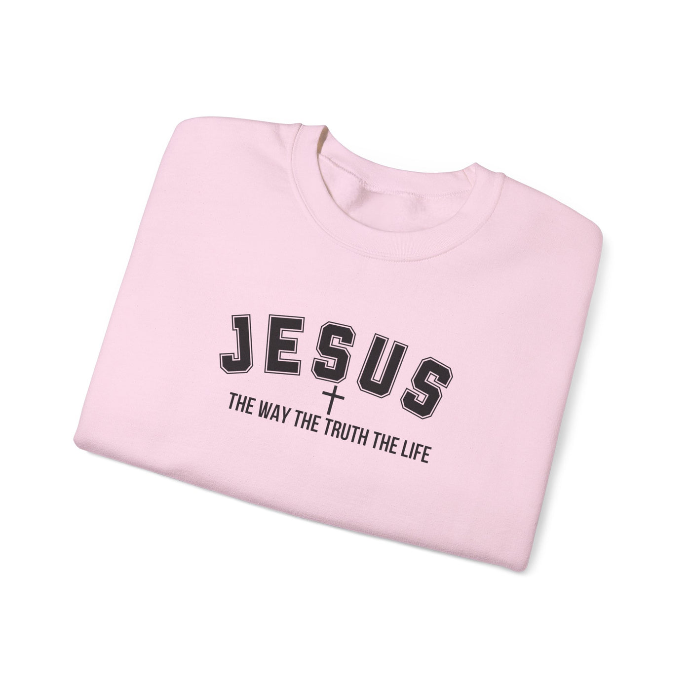 Jesus The Way The Truth The Life Faith-Inspired Crewneck Sweatshirt