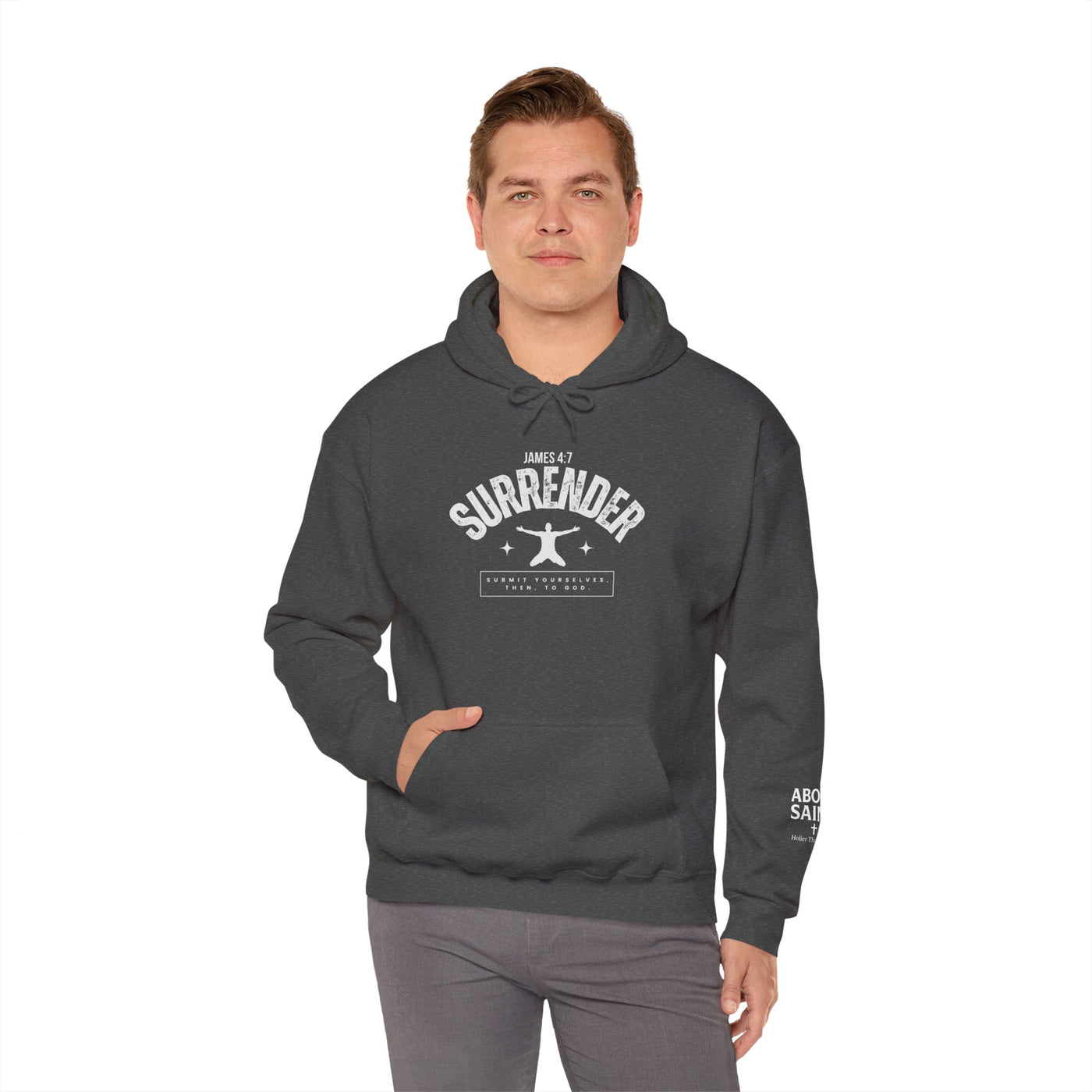 Inspirational Surrender Hoodie - Unisex Heavy Blend Sweatshirt