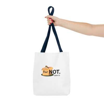 Fear Not Inspirational Tote Bag, Motivational Shopping Bag