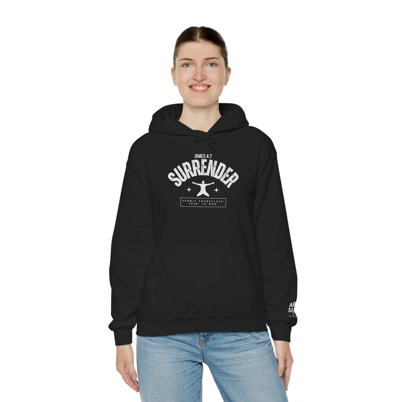 Inspirational Surrender Hoodie - Unisex Heavy Blend Sweatshirt