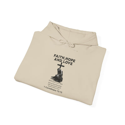 Faith, Hope & Love Hoodie | Inspirational Christian Apparel