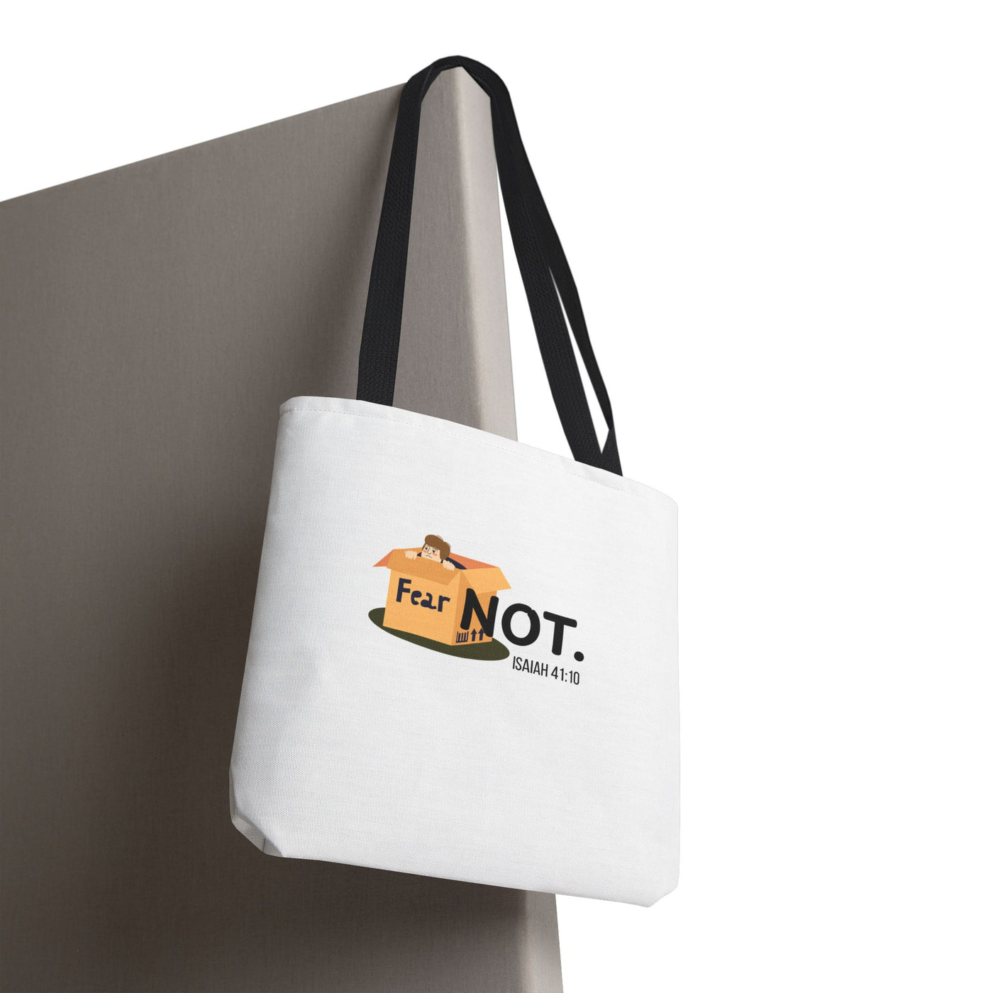 Fear Not Inspirational Tote Bag, Motivational Shopping Bag