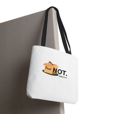 Fear Not Inspirational Tote Bag, Motivational Shopping Bag
