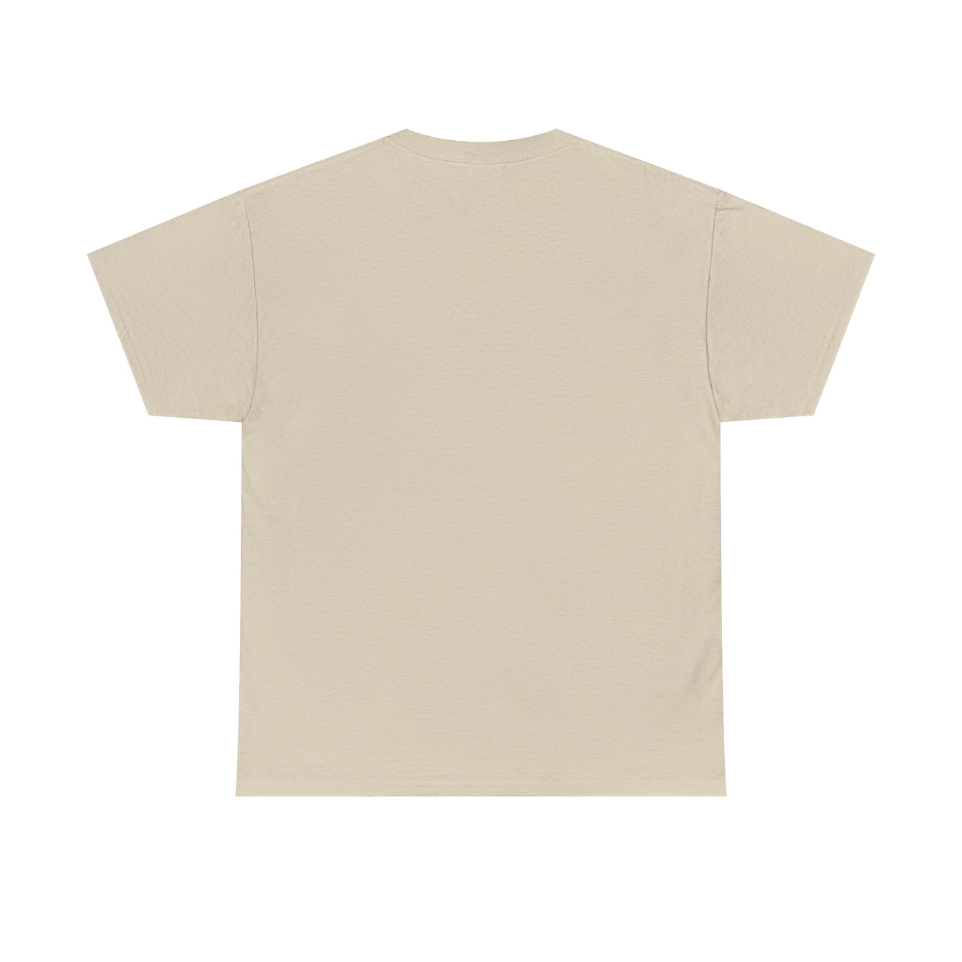 Unisex Heavy Cotton Tee with Above Saint Design