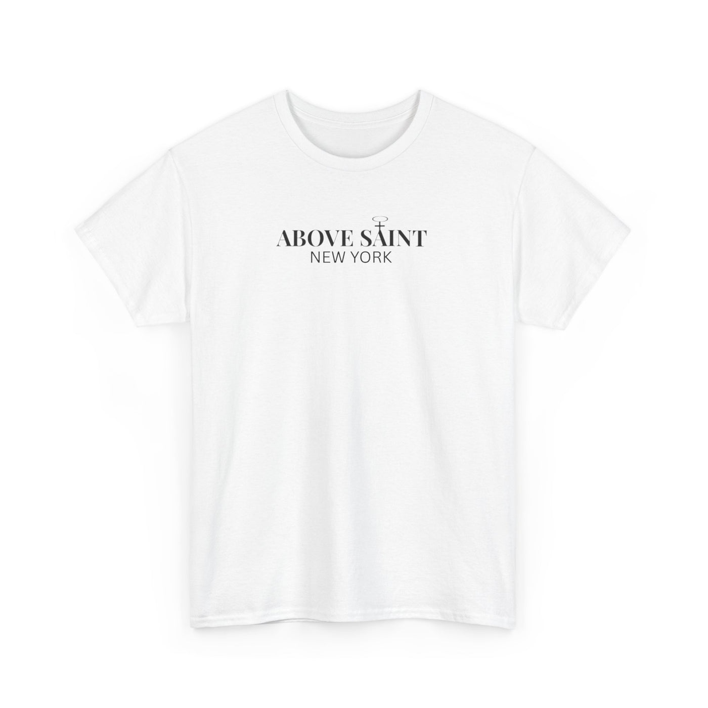 Above Saint New York Signature Logo Tee | Minimalist Christian Streetwear