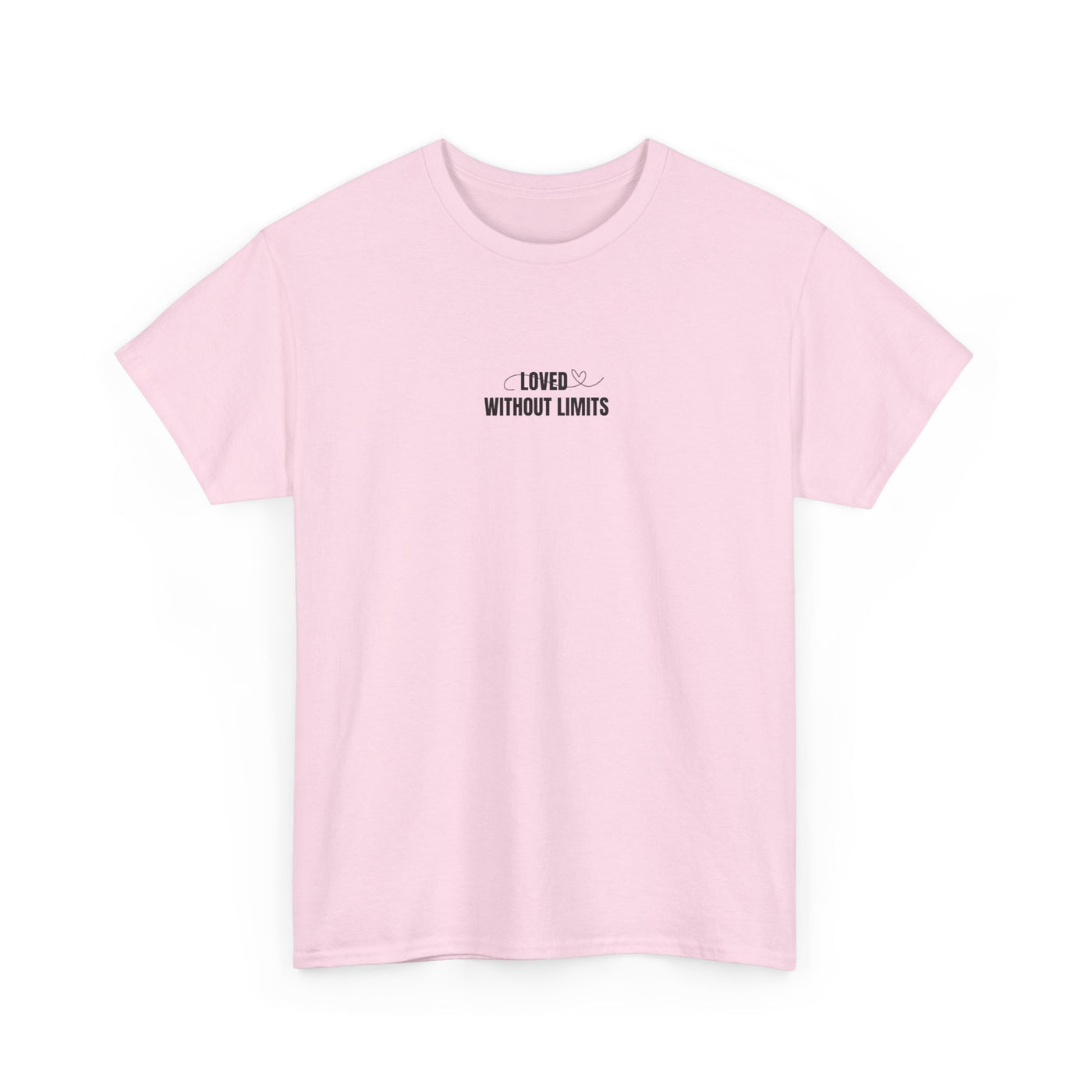 Love Without Limits Unisex Heavy Cotton Tee, Casual T-Shirt, Inspirational Apparel
