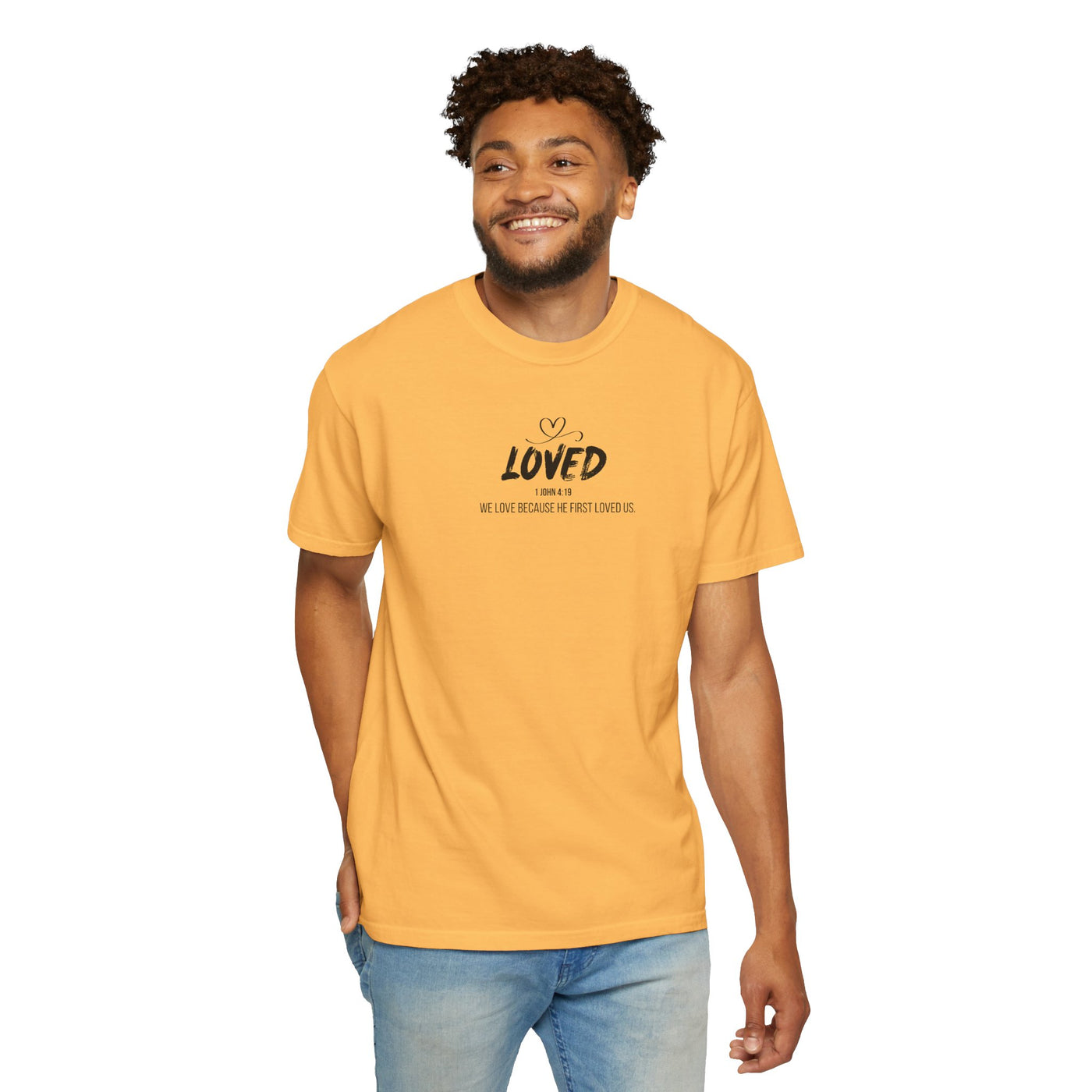 Loved Motivational  Tee for Comfort
