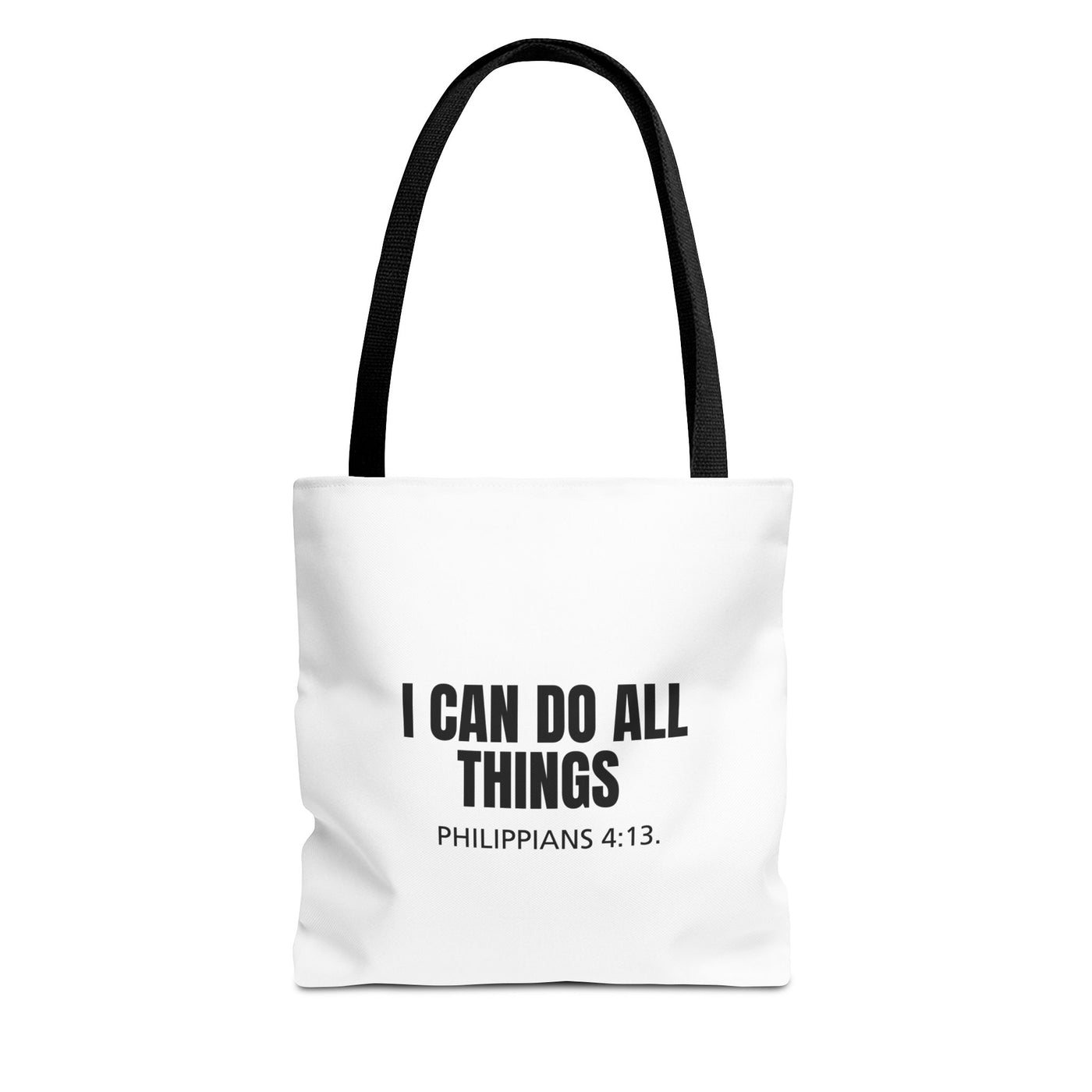 Inspirational Scripture Tote – Philippians 4:13 “I Can Do All Things”