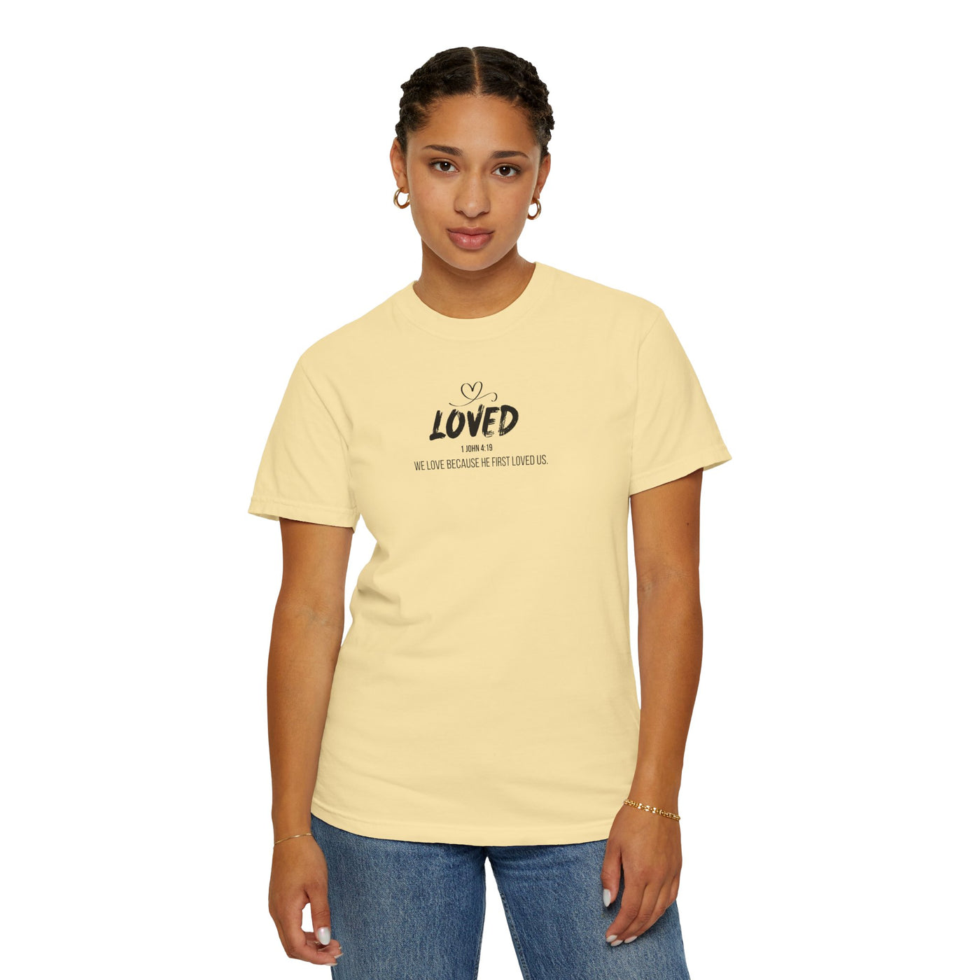 Loved Motivational  Tee for Comfort