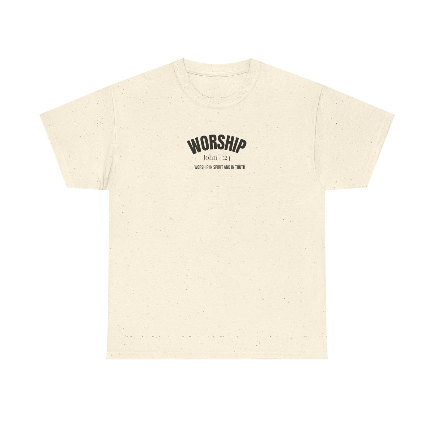 Worship Inspirational Unisex Tee, Faith-based T-Shirt, Religious Apparel